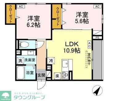 Asset-Court中町の物件間取画像