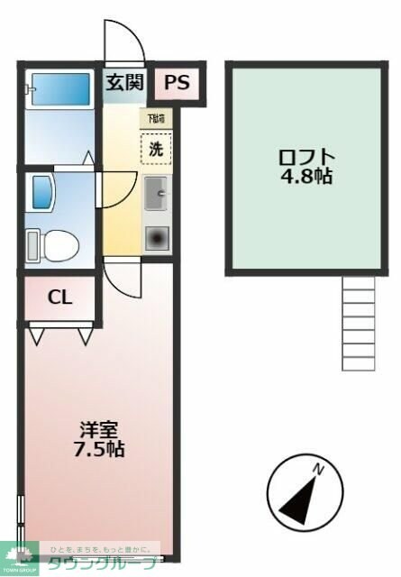 エスカリエRの物件間取画像
