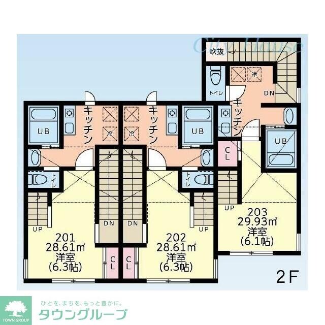 メゾン・フルール町田の物件間取画像