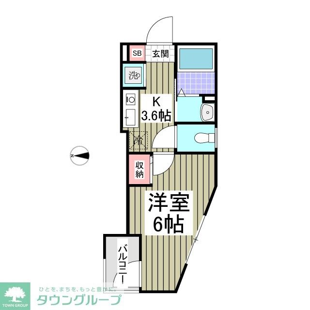 リポス瀬谷C棟の物件間取画像