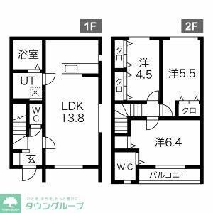 Merveille IIの物件間取画像