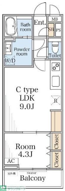 リブリ・淵野辺IIIの物件間取画像