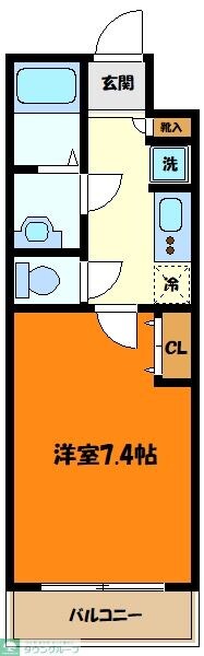 セントエルモ町田の物件間取画像