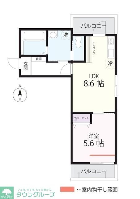 ハーミットクラブハウストゥギャザー長津田(仮)の物件間取画像