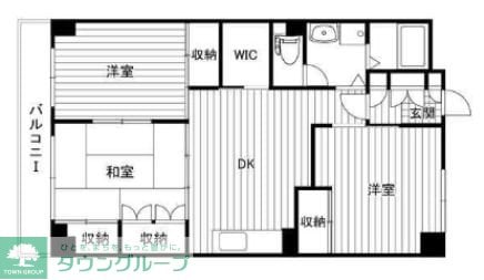 ハイム下鶴間の物件間取画像