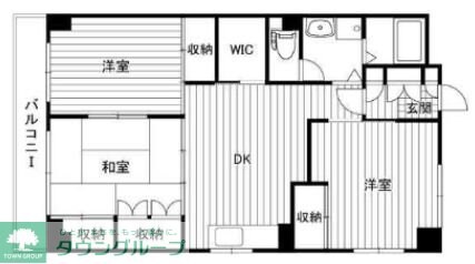 ハイム下鶴間の物件間取画像