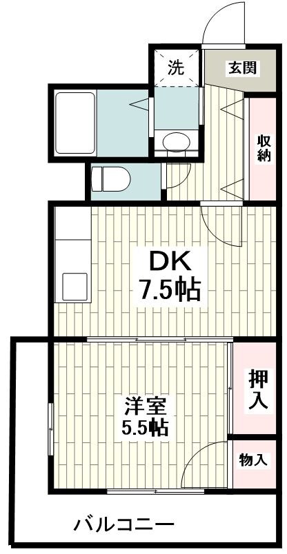 アーバンクレールソシアの物件間取画像