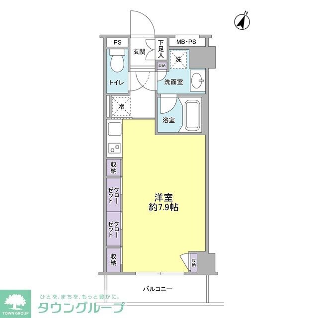 セジュール市ヶ尾の物件間取画像