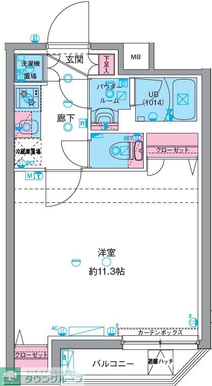 GENOVIA町田の物件間取画像