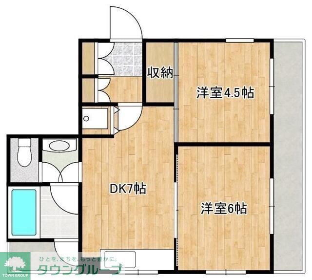 ホワイトマンションの物件間取画像