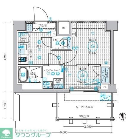 ブライズ宮崎台の物件間取画像