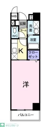 サリータ ソプラの物件間取画像