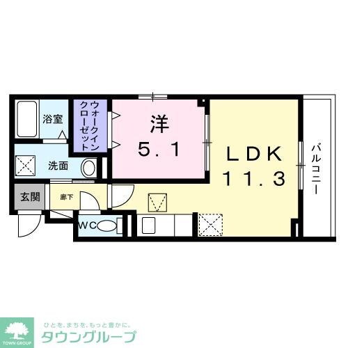 Hicaltha宮崎台の物件間取画像