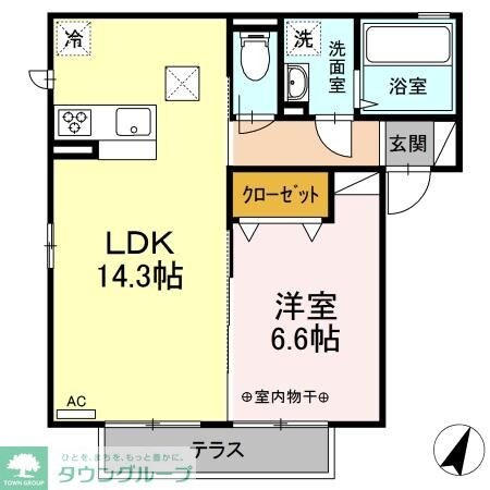 プルーズの物件間取画像