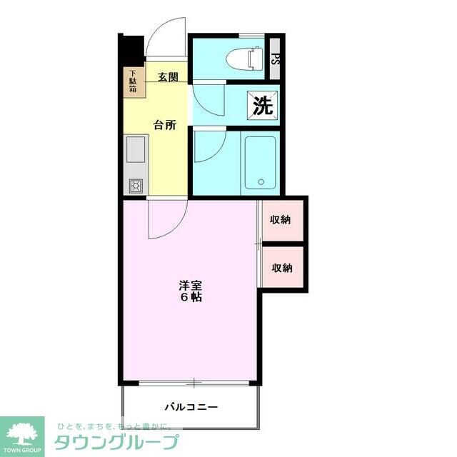 ヴィラ市ヶ尾の物件間取画像