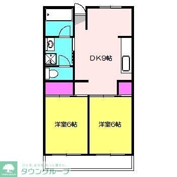 サンライズ青葉台の物件間取画像