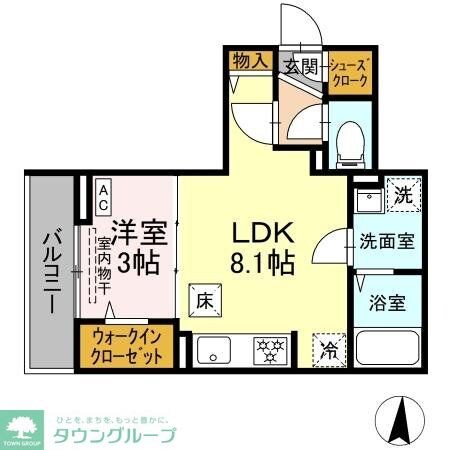 D Paina 宿河原七丁目の物件間取画像