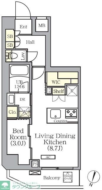 ARKMARK世田谷砧の物件間取画像