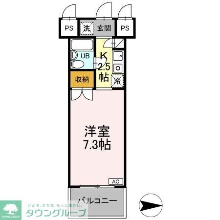 ジュネス西生田の物件間取画像