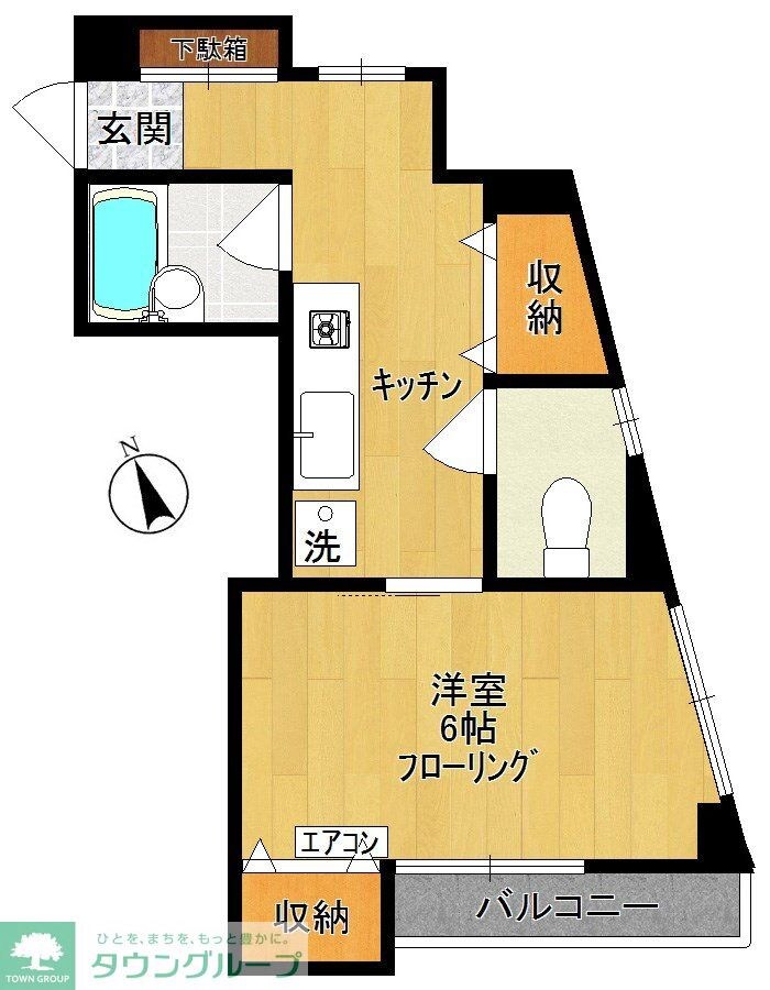 Castle Sky・Eの物件間取画像