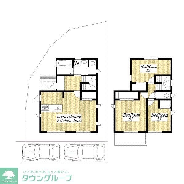 麻生区向原3丁目一戸建の物件間取画像