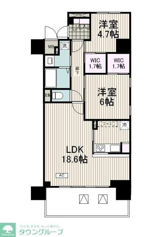 リーラ横浜川和町の物件間取画像