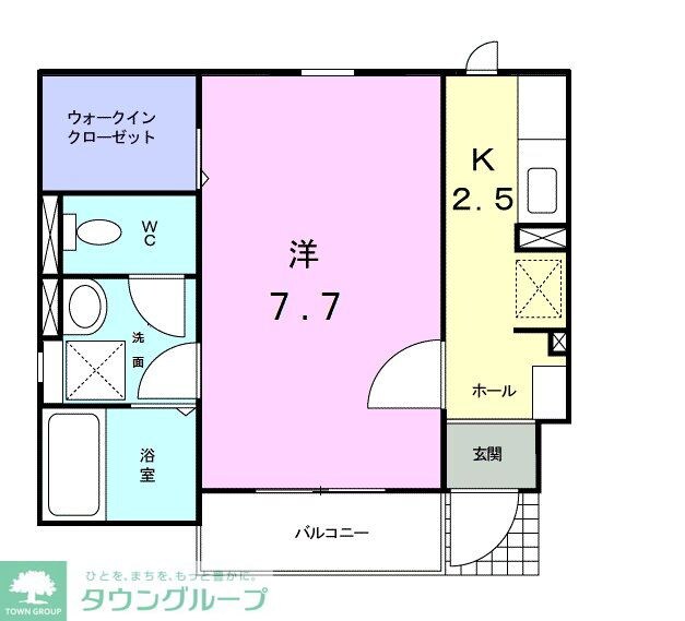 ブラングリシーヌの物件間取画像