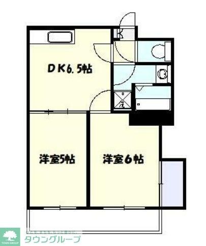 カルプマール玉川の物件間取画像