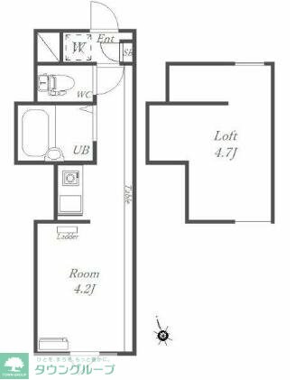 プライムテラス生田の物件間取画像