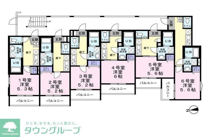 エスネクスト向ヶ丘の物件間取画像