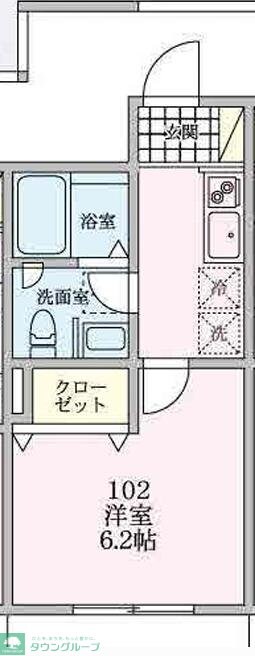 読売ランド前エスケーハウスの物件間取画像