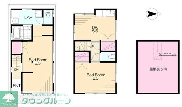 東和泉4貸家の物件間取画像
