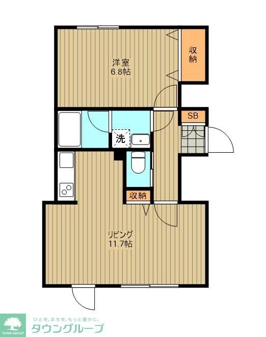 グリーンウッドの物件間取画像