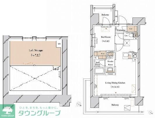 ブランシエスタ新丸子リバーフロントの物件間取画像