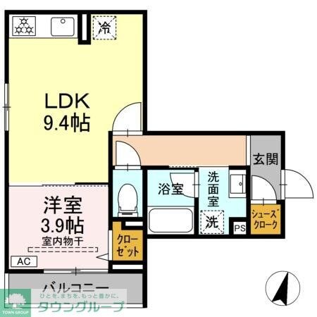 D Paina 登戸新町の物件間取画像