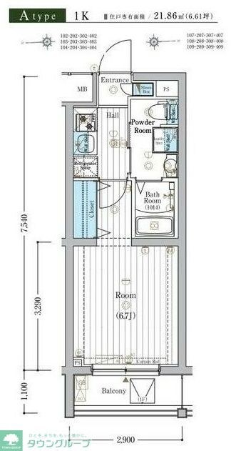 MAXIV百合ヶ丘TREの物件間取画像
