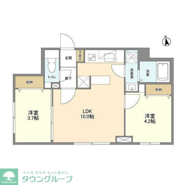 ウェルスクエア祖師ヶ谷大蔵の物件間取画像