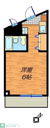 クレスト多摩川の物件間取画像