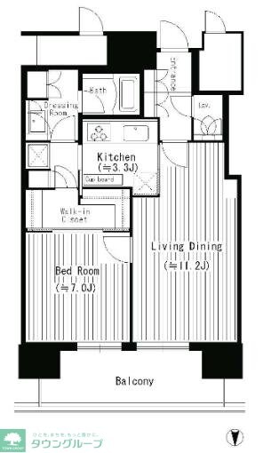 パークシティ武蔵小杉ステーションフォレストタワーの物件間取画像