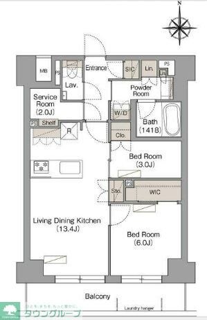 ヴェール・クレール武蔵小杉の物件間取画像