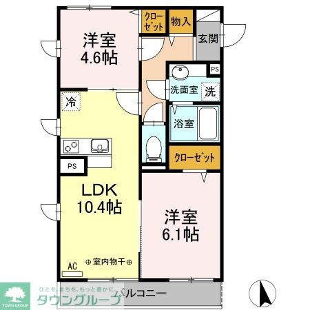 ROSETTAの物件間取画像