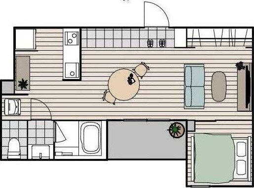 シーンプラス京王多摩川の物件間取画像