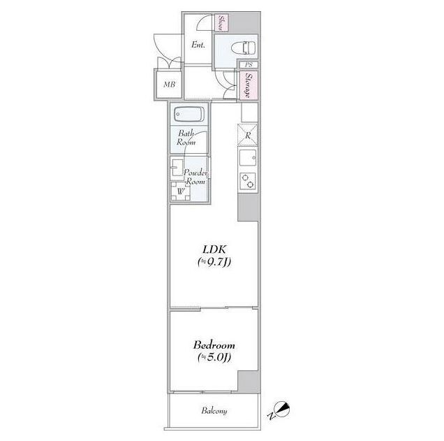 KDXレジデンス西調布の物件間取画像