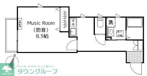 コンチェルトの物件間取画像
