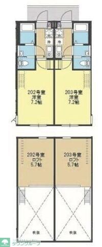 Stella中野島の物件間取画像