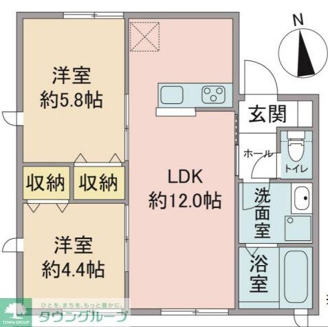 バンヤンの物件間取画像