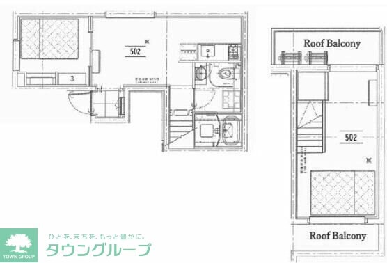 ラフィネ調布の物件間取画像