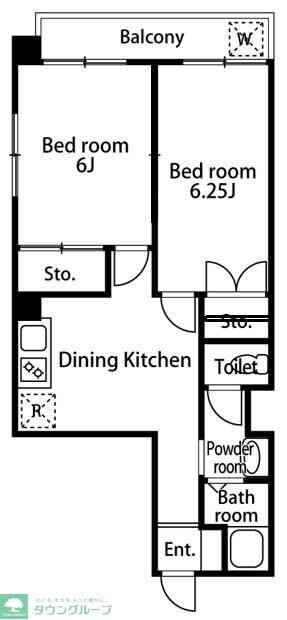 オーヴァル多摩川の物件間取画像