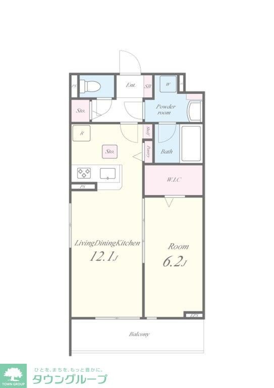 LUCIE TSII(ルシエ ティエスツー)の物件間取画像