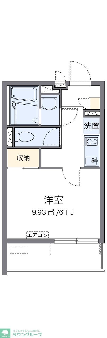 クレイノ石原橋の物件間取画像